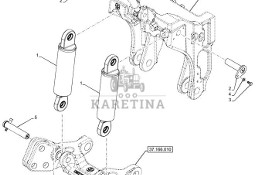 New Holland T6090 T6070 Siłownik podnośnika 84472994