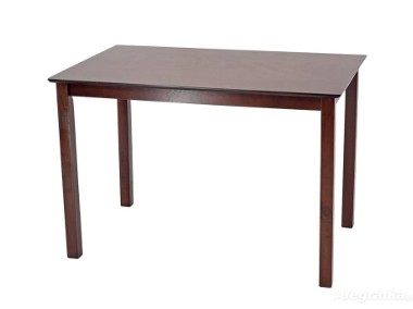 Zestaw drewniany stół + 4 krzesła DUO 1+4 ciemny orzech BONUS-2