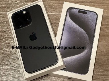 Apple iPhone 15 Pro 128GB cena  550 EURO , iPhone 15 Pro Max 256GB cena 600 EURO-1