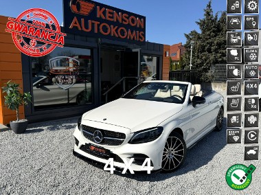 Mercedes-Benz Klasa C W205 AMG, Podgrzewane wentylowane fotele, Kamera 360, Burmester, LED, 4x4-1