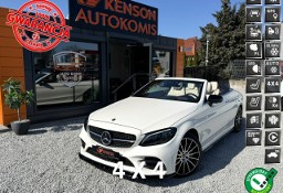 Mercedes-Benz Klasa C W205 AMG, Podgrzewane wentylowane fotele, Kamera 360, Burmester, LED, 4x4