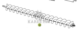 Claas Dominator 96 Ślimak Transportowy 0006085382 00 0608 538 2