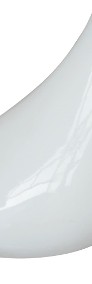 vidaXL 2 białe stoliki z okrągłym, szklanym blatem, wysoki połysk240322-3