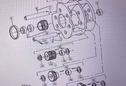 John Deere R71581/wałek zębaty/John Deere 4555/4755/4955