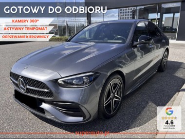 Mercedes-Benz Klasa C W205 300 de 4-Matic AMG 300 de 4M Pakiet AMG Premium + Digital Light + Kamera-1