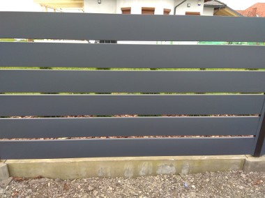 Ogrodzenie przęsło płot panel 120x100 Antracyt dowolny wymiar-1