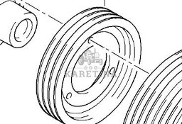 Claas Lexion 570 Koło Pasowe Napędu Hybrydowego 0006676770 00 0667 677 0