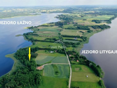 Działka 5200m2 -linia brzegowa Jeziora Łaźno-Borki-1