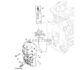 John Deere 8245R 8270R 8295R 8320R 8335R 8345R 8370R 8400R - kolektor RE590658