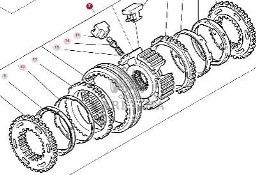 Massey Ferguson 7718S 7718 S 1804A DYNA 6 Synchronizator Skrzyni Biegów CZĘŚCI 3799206M94