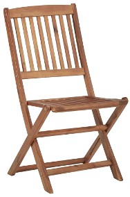 vidaXL Składane krzesła ogrodowe, 2 szt., lite drewno akacjowe 46339-2