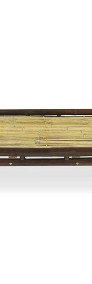 vidaXL Rama łóżka, ciemnobrązowa, bambusowa, 180 x 200 cm 247295-3