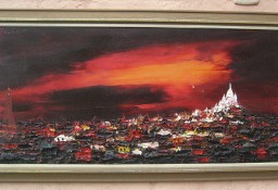 Obraz Olejny na Płótnie . Abstrakcja , 95 x 50 cm