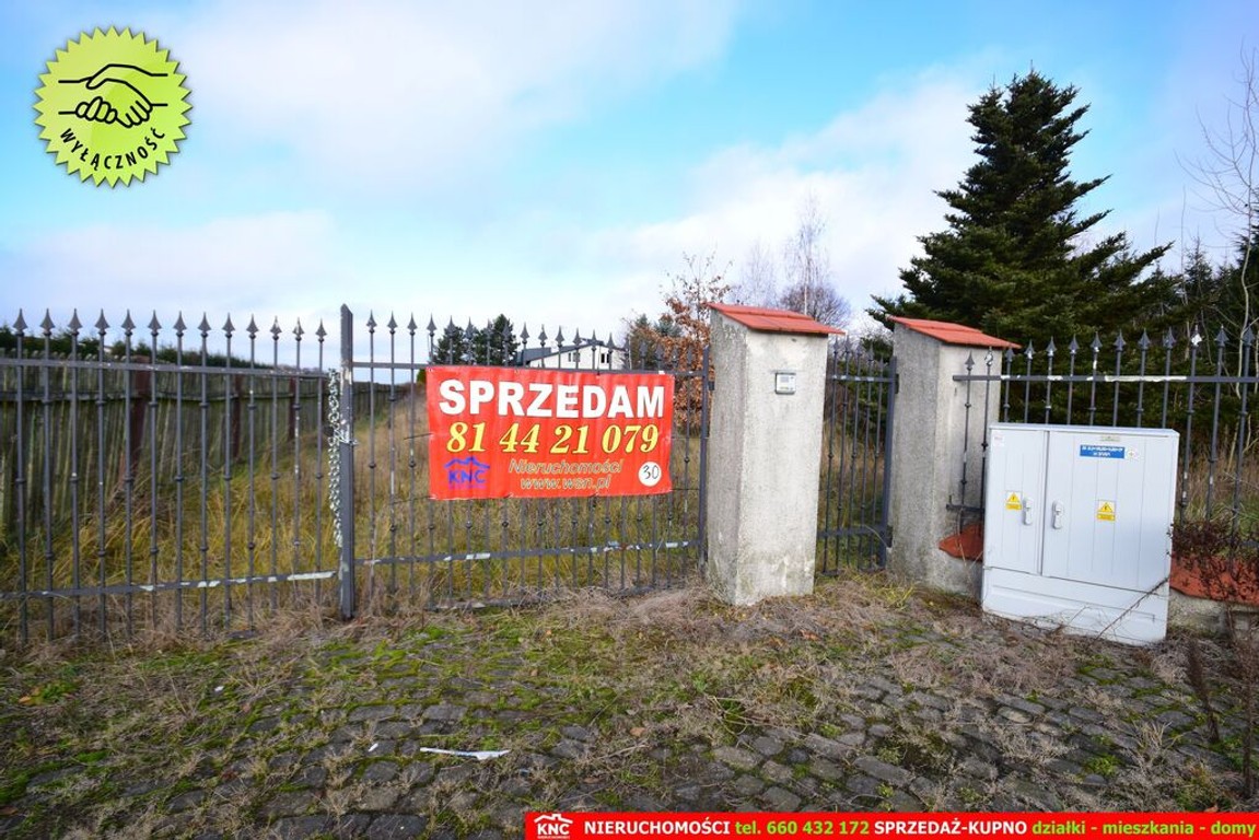 Atrakcyjna działka media, z pozw.na bud. z projekt - Widok 2