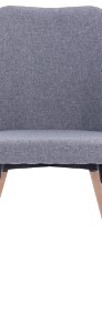 vidaXL Krzesła do jadalni, 2 szt., jasnoszare, tapicerowane tkaniną283625-3