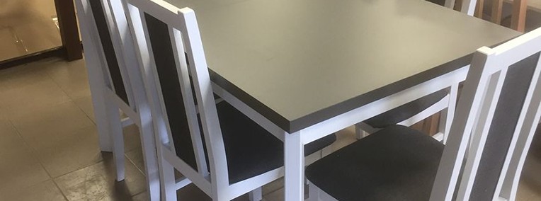 stół + 6 krzeseł w nowoczesnym stylu-1