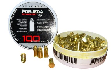 AMUNICJA Hukowa 6mm long PTG Pobjeda 100 sztuk-1