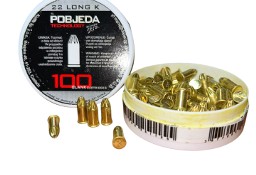 AMUNICJA Hukowa 6mm long PTG Pobjeda 100 sztuk