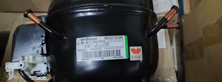 Sprężarka, kompresor   EMBRACO NEK 2150 GK .  R404A. Darmowa dostawa.-1