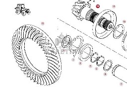 Fendt 924 927 930 933 936 Vario Valtra Wałek Atakujący Z Kołem z12x43 945100410020 945100410010