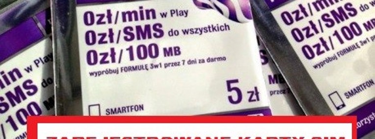 Zarejestrowana karty SIM startery polskie numery prepaid prepaidy sprawne Gdańsk-1