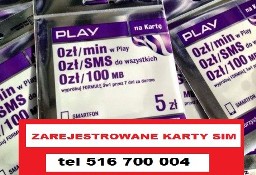 Zarejestrowana karty SIM startery polskie numery prepaid prepaidy sprawne Gdańsk