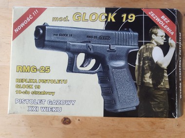 Pistolet Replika GLOK 19 na wkład gazowy - miotacz gazowy-1