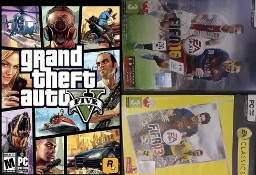 fifa 13 + fifa 16 pudełko + Grand Theft Auto V + inne gry