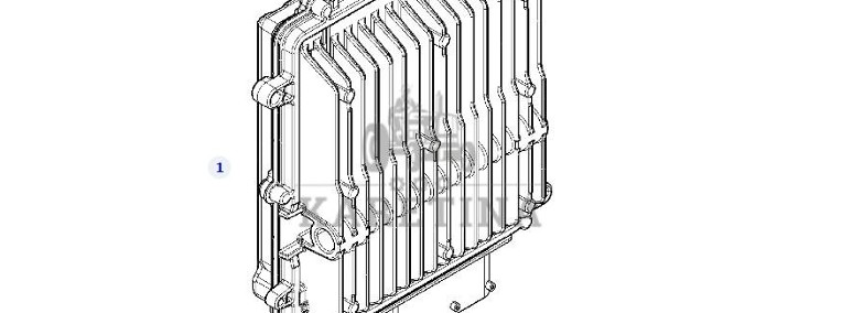 Fendt 828 Vario - moduł sterownik silnika EDC F836200010020-1
