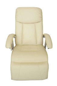 vidaXL Fotel masujący, biały, sztuczna skóra240065-2