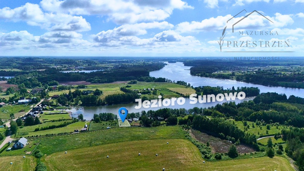 Działka z dostępem do jeziora, Bienie 1399m²Mazury - Widok 2