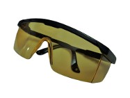 Okulary BHP anty odpryskowe Żółte 