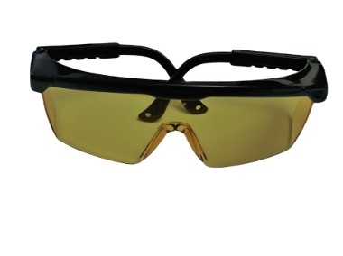 Okulary BHP anty odpryskowe Żółte -2