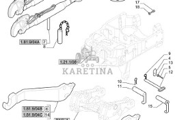 New Holland T6010 T6090 T6070 Cięgło górne 87677348