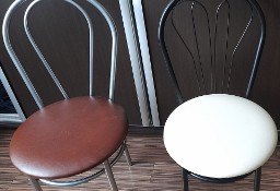 Krzesla WENUS i TULIPAN czarne i srebrne