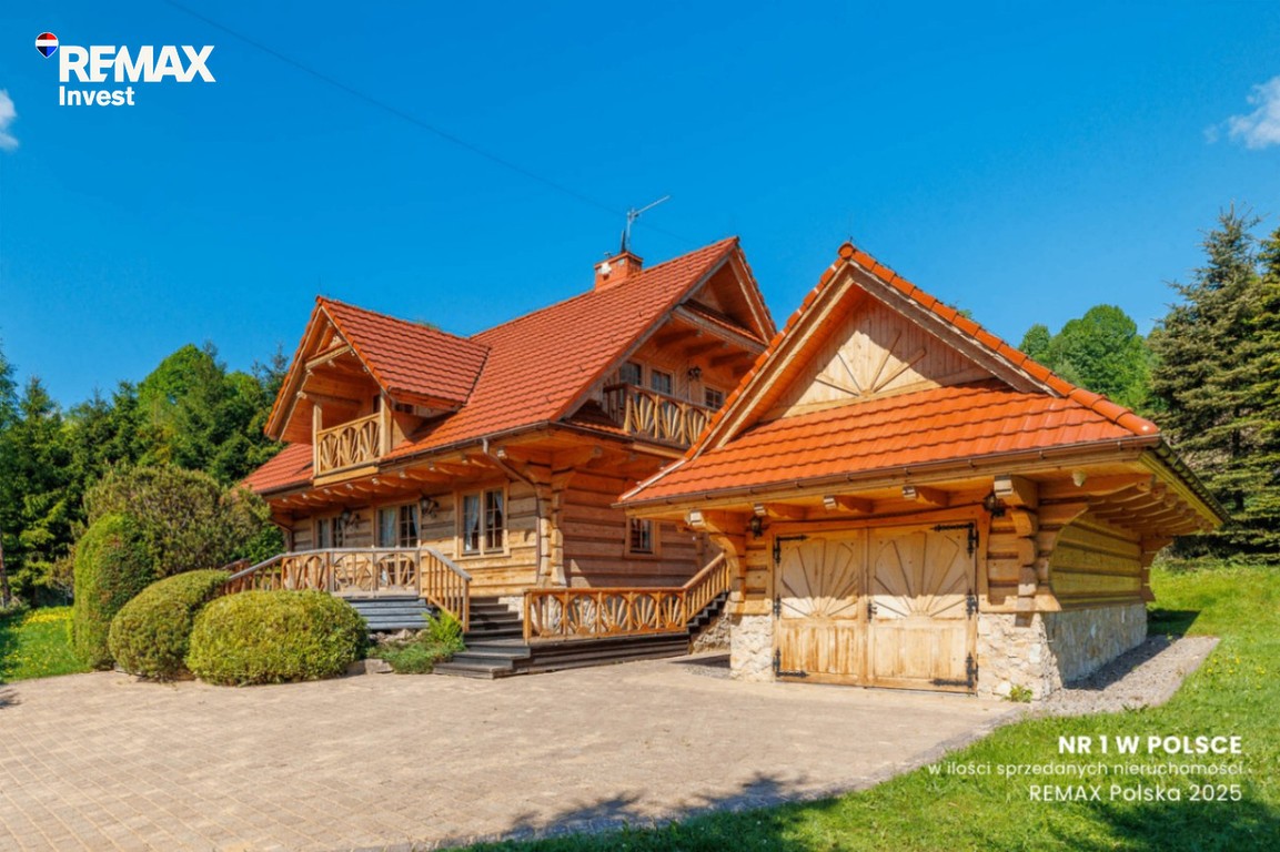 Dom z bala, Beskidy, Stryszawa