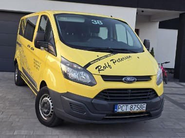 Ford Transit Custom DŁUGI LONG L2H1 bezwypadkowy, świeży rozrząd/ 6 osób DOKA/ BRYGADÓWK-1
