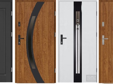 Drzwi stalowe -metalowe ZEWNĘTRZNE DO  domu-WEJŚCIOWE z montażem ANTYWŁAMANIOWE-1