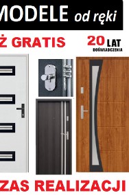 Drzwi stalowe -metalowe ZEWNĘTRZNE DO  domu-WEJŚCIOWE z montażem ANTYWŁAMANIOWE-2