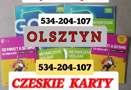 Zarejestrowane karty sim 20 zł . Rejestracja kart 20 zł . Czeskie karty anonim 