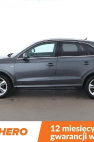 Audi Q3 I (8U) 4x4 automat S-Line półskóra, navi full LED czujniki parkowania-2