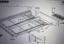 Grzebień Claas Mega 370-340 Nr kat. części 000 725 222 0 Nr kat. części 000 725 222 0