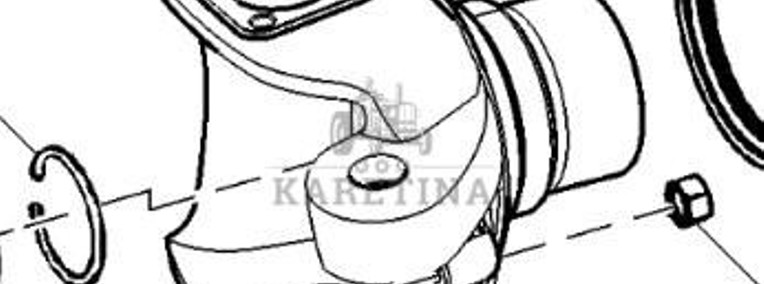 John Deere 7830 Jarzmo Przegub Zwrotnica Przekładnia Prawa R155627-1