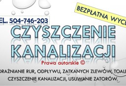 Przepychanie toalet, cena, Wrocław tel,  udrażnianie  rury, odpływu