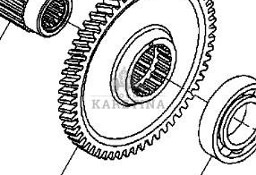 Massey Ferguson 8470 8480 Napęd Pompy Koło Zębate Zębatka CZĘŚCI V837070076
