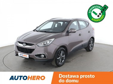 Hyundai ix35 półskóra grzane fotele tempomat Bluetooth klima auto-1