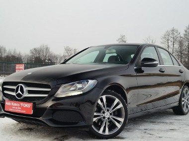 Mercedes-Benz Klasa C W205 2.0 benz 184 KM Skóra 2014r grudzień serwisowany w ASO-1