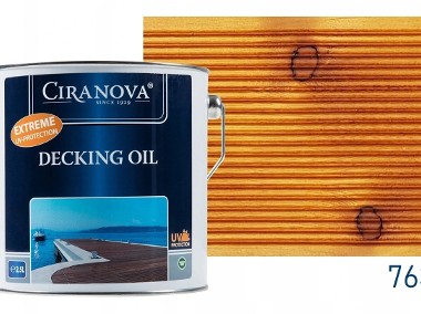 Ciranova DECKING OIL olej tarasowy do mebli, altanek, elewacji 2,5L teak -1
