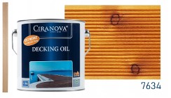 Ciranova DECKING OIL olej tarasowy do mebli, altanek, elewacji 2,5L teak 