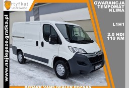 Citroen Jumper Gwarancja, L1H1, tempomat, klima